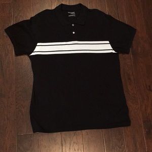 Old Navy black and white Polo